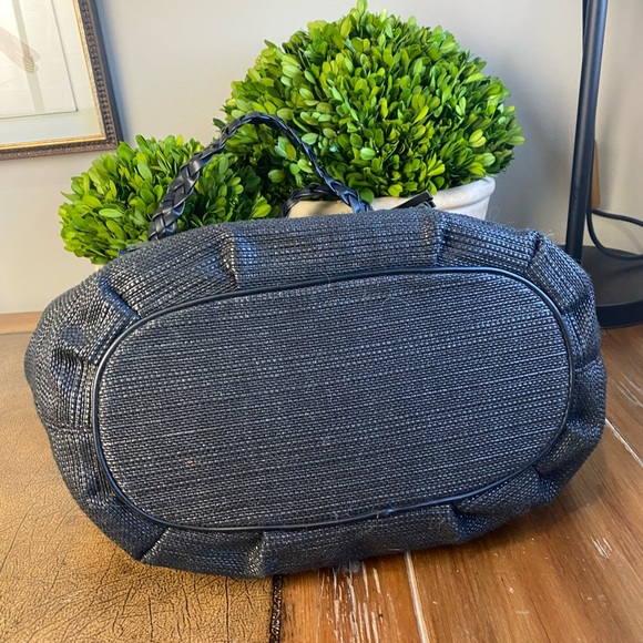 Michael Kors Astor Braided Grommet Large Bucket Tote Bag - Picture 8 of 15